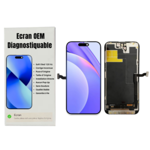 Ecran iPhone (OEM) Soft Oled - Diagnostiquable - Aucun Pop-up - 120Hz